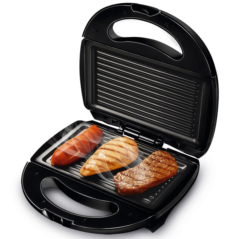 Sanduicheira Fast Grill e Sandwich Mondial S-12 750W - Preta - 3