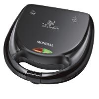 Sanduicheira Fast Grill e Sandwich Mondial S-12 750W - Preta - 1