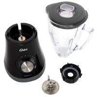 Liquidificador Oster Super Chef Preto com Copo de Vidro 750W e 8 Velocidades