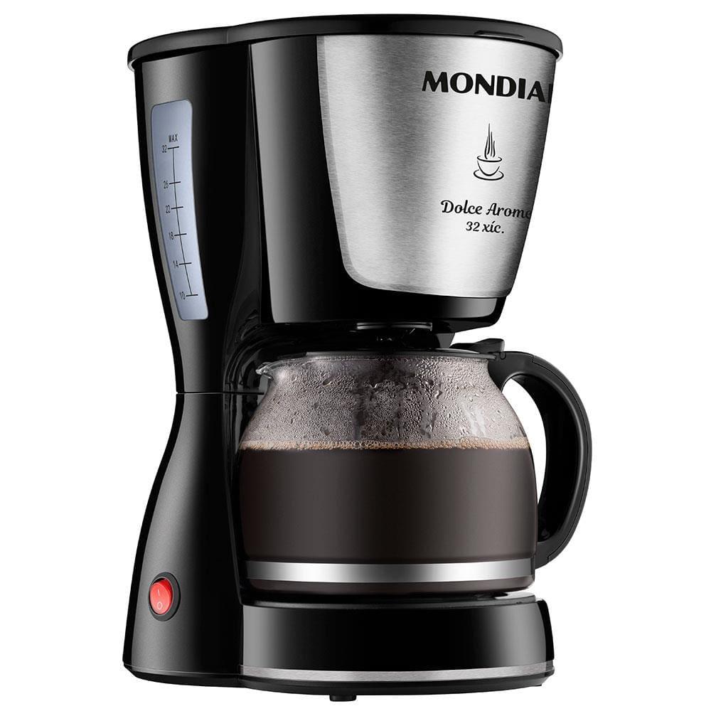 Cafeteira Elétrica Mondial Dolce Arome Inox C-32I 32 Xícaras - Preta - 2