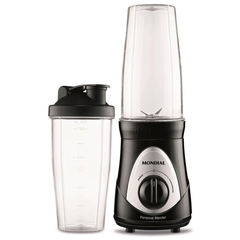 Liquidificador Mondial Personal Blender DG 01 Preto 300W com 2 Velocidades - 1