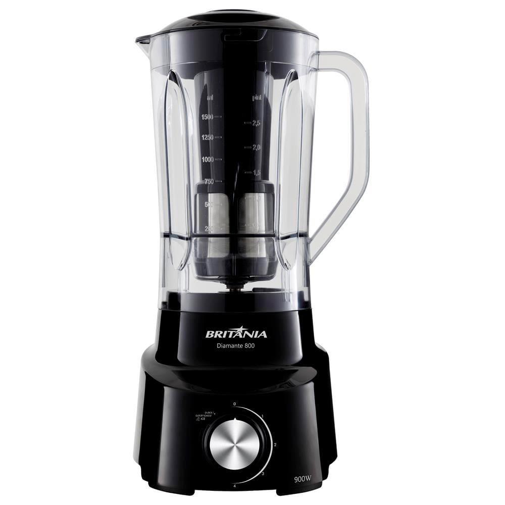 Liquidificador Britânia Diamante 800 com Função Ice, Função Pulsar, 1050W e 4 Velocidades - Preto - 6