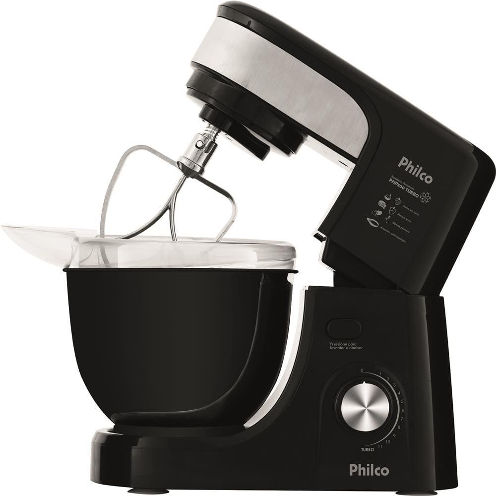 Batedeira Planetária Philco PHP500 Turbo com 11 Velocidades e 500W – Preto - 2
