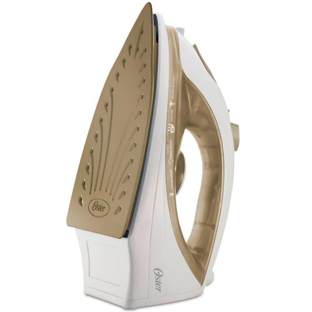 Ferro de Passar a Vapor Base Antiaderente com Spray Oster 5907 – Dourado/Branco - 7