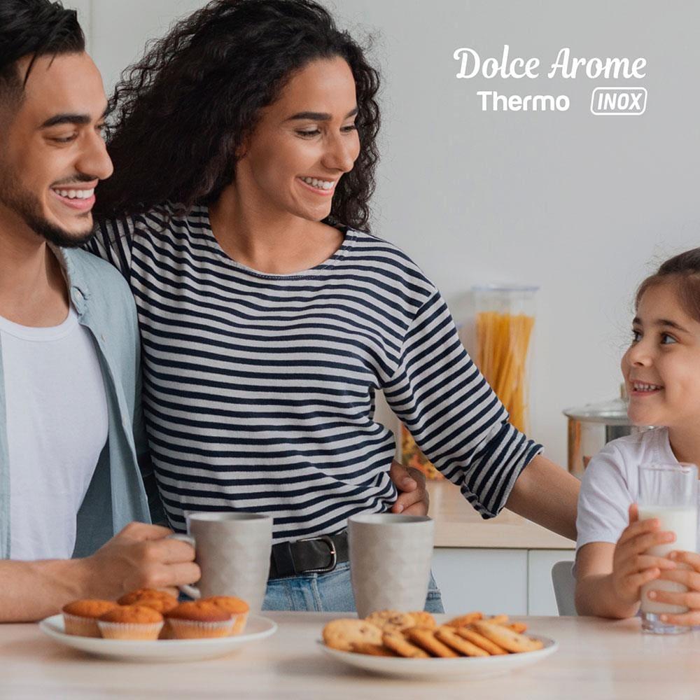 Cafeteira Elétrica Mondial Dolce Arome Thermo Inox C-33 JT 24 Xícaras - Preta - 8