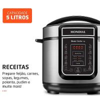 Panela de Pressão Elétrica Mondial 5L Digital Master Cooker PE-38 5L Preta - 2