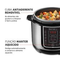 Panela de Pressão Elétrica Mondial 5L Digital Master Cooker PE-38 5L Preta