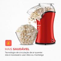 Pipoqueira Mondial PopFlix PP-03 - Vermelha - 5