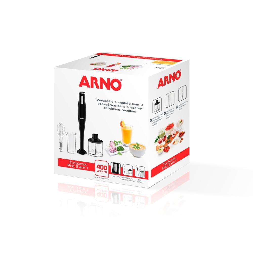 Mixer Arno Turbomix Pro 3 em 1 MX31 400W – Preto - 6