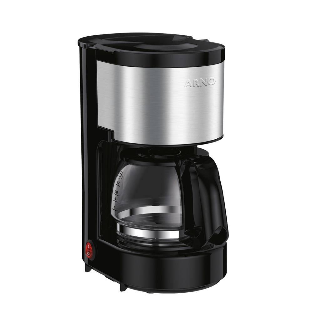 Cafeteira Elétrica Arno Perfectta Inox CFPI 12 Xícaras - Preta - 7