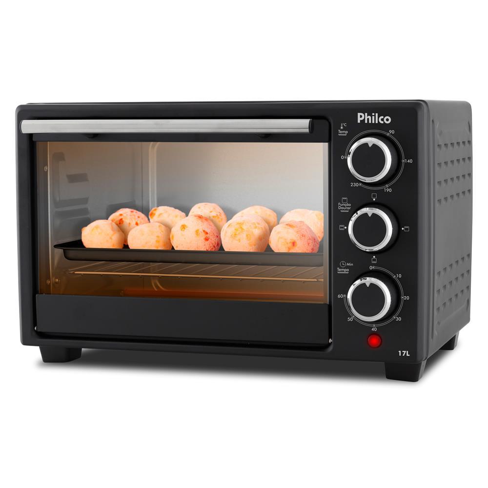 Forno Elétrico Philco PFE17P de 17L com Timer – Preto - 2