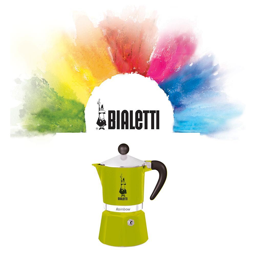 Cafeteira Italiana Bialetti Rainbow em Alumínio 3 Xícaras – Verde - 2