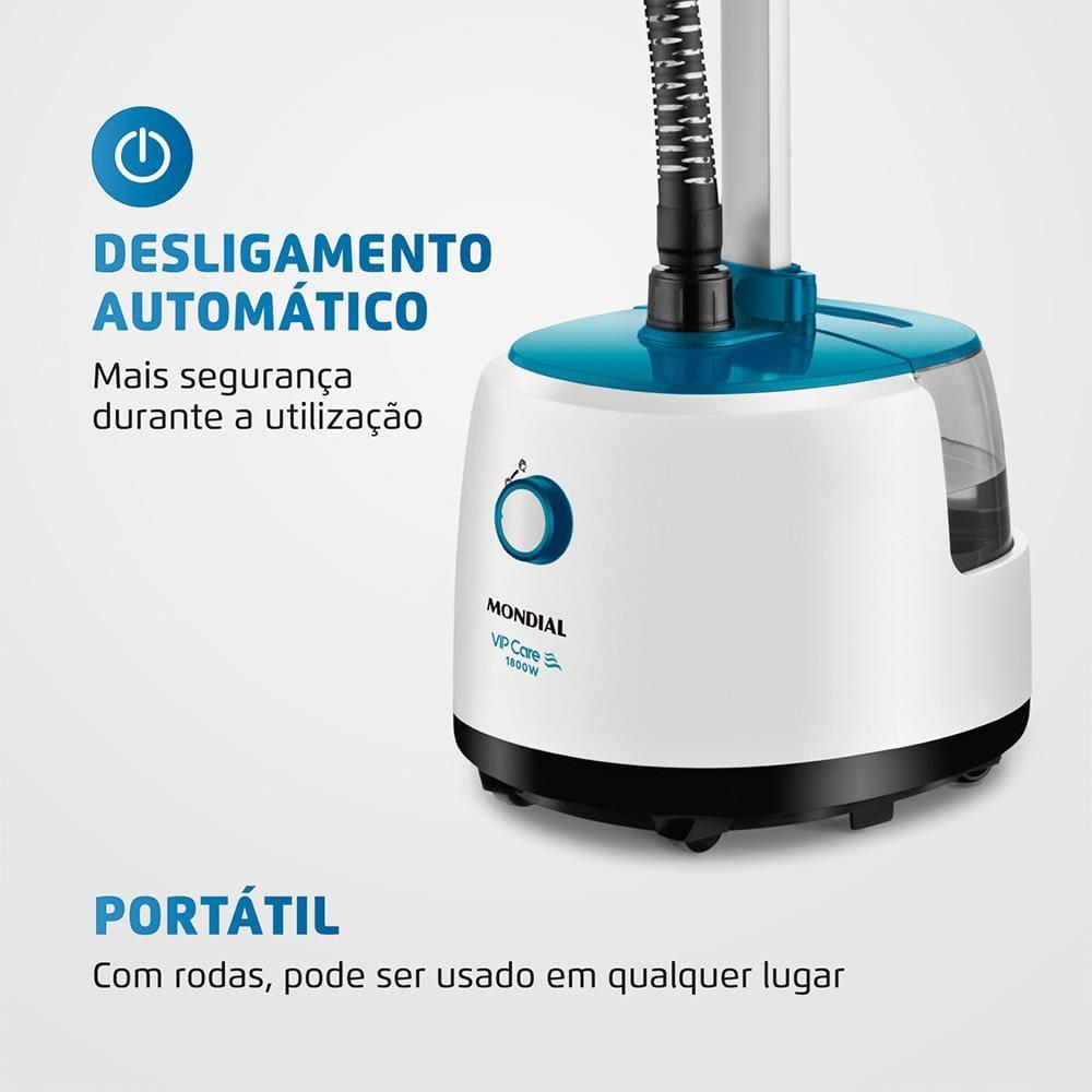 Passadeira a Vapor Mondial Vip Care VP-07 – Branco/Azul - 10