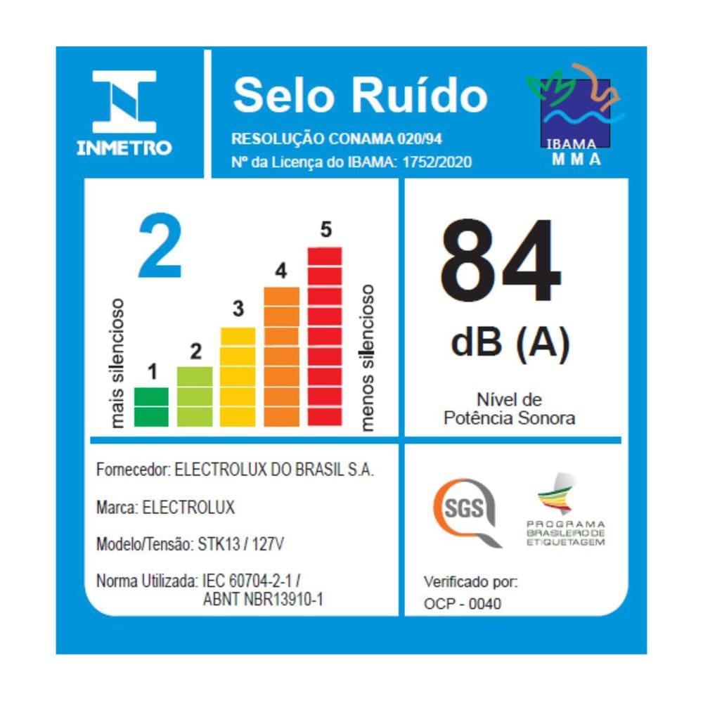 Aspirador de Pó Vertical 2 em 1 Electrolux STK13 Chili Red 1100W Vermelho - 14