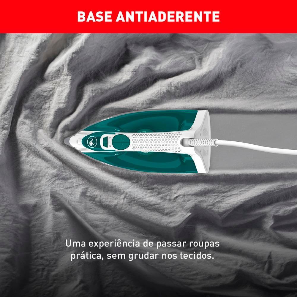 Ferro de Passar a Vapor Arno Steamgliss FSGP com Spray e Base Antiaderente - Verde/Branco - 3