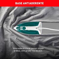 Ferro de Passar a Vapor Arno Steamgliss FSGP com Spray e Base Antiaderente - Verde/Branco - 3