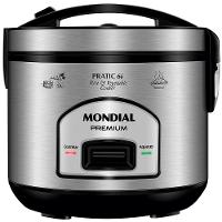 Panela Elétrica de Arroz Mondial PE-43 6 Xícaras - Preta/Inox - 1