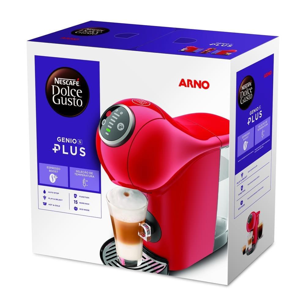 Cafeteira Expresso Arno Dolce Gusto Genio S Plus Multibebidas - Vermelha - 3