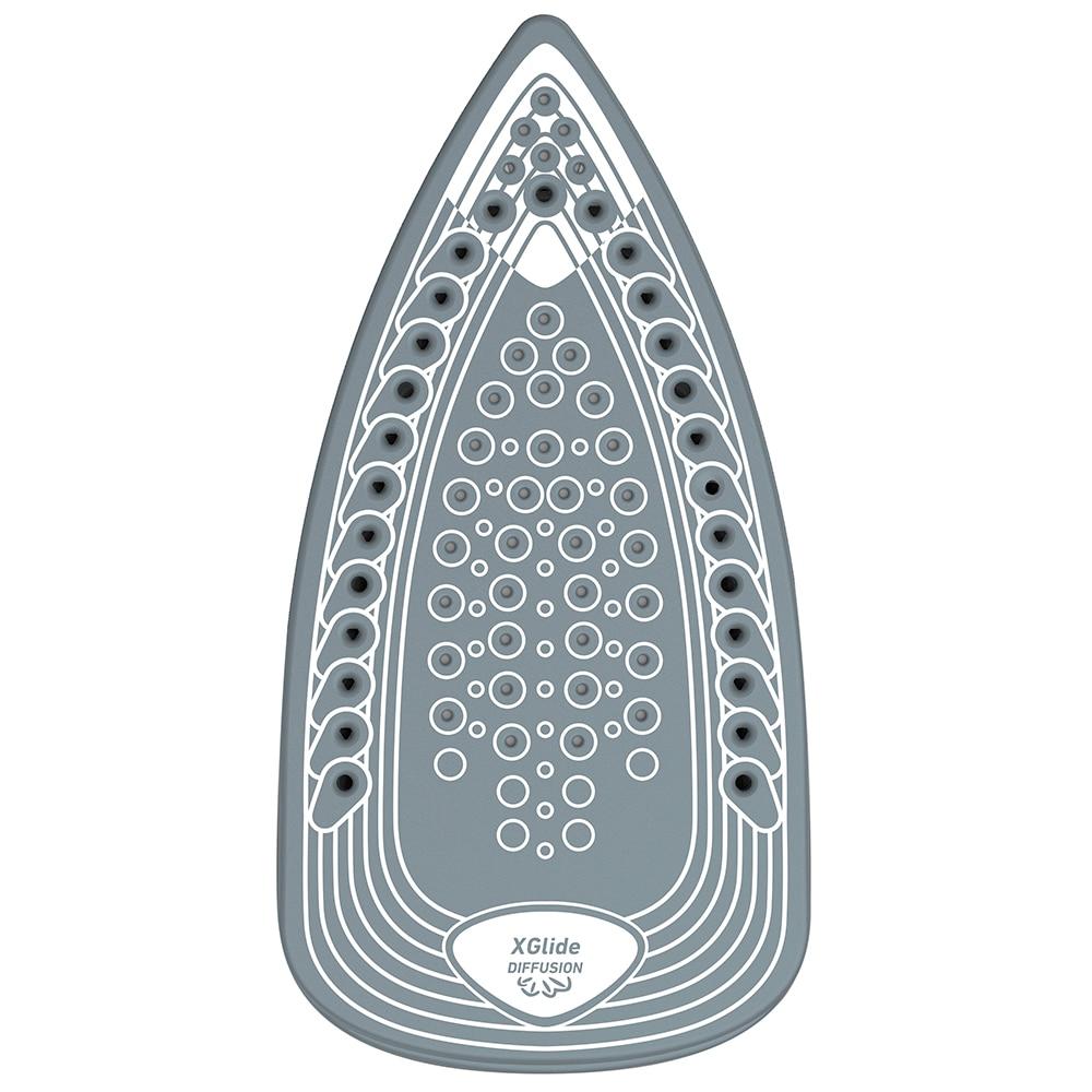Ferro de Passar a Vapor Arno FPO1 Powergliss com Spray e Base Cerilium - Cinza/Roxo - 2