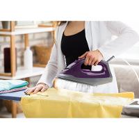 Ferro de Passar a Vapor Arno FPO1 Powergliss com Spray e Base Cerilium - Cinza/Roxo