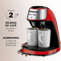 Cafeteira Elétrica Mondial Smart Coffee C-42 com 2 Xícaras Vermelha - 2
