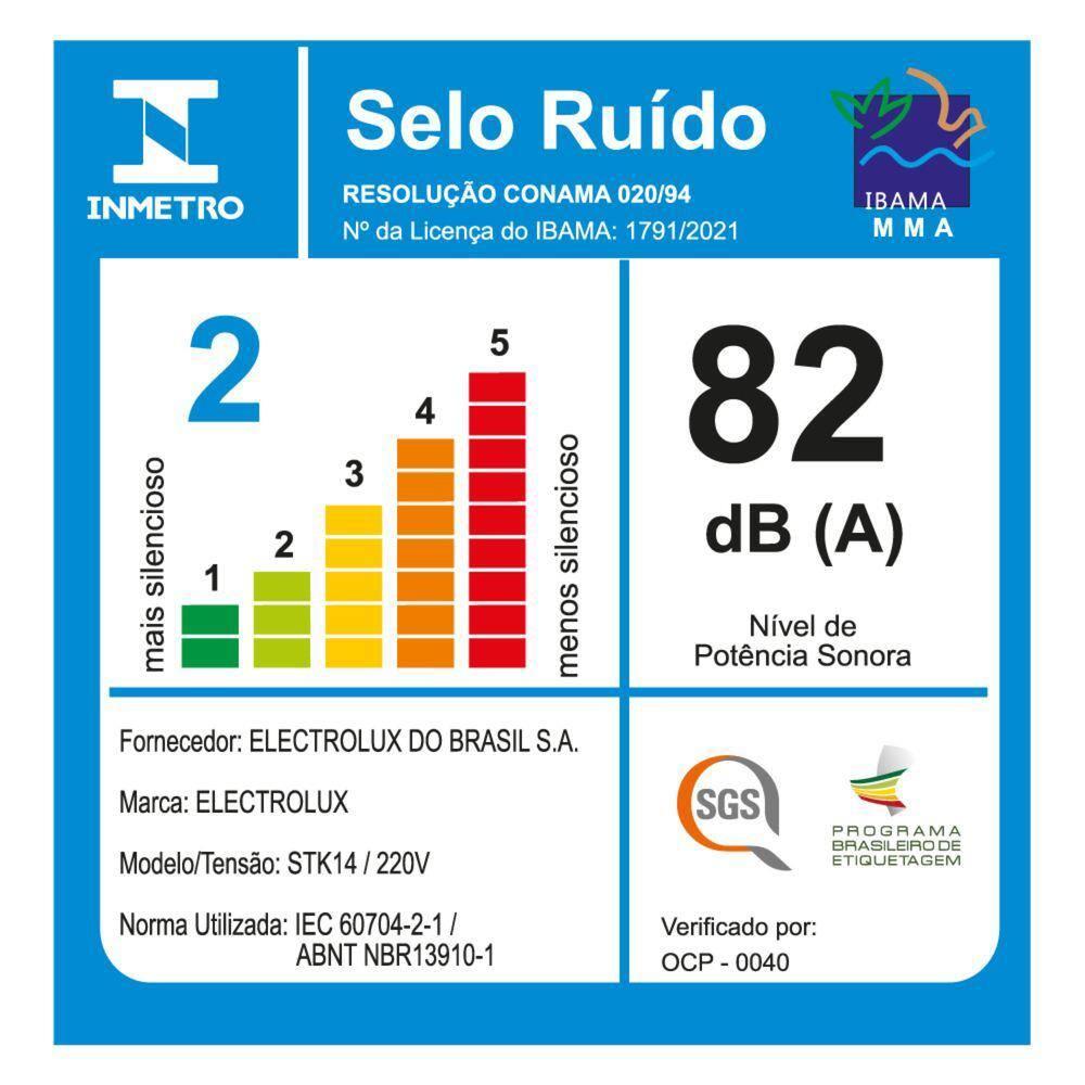 Aspirador de Pó Vertical 2 em 1 Electrolux Denim Blue STK14 1300W Azul - 13
