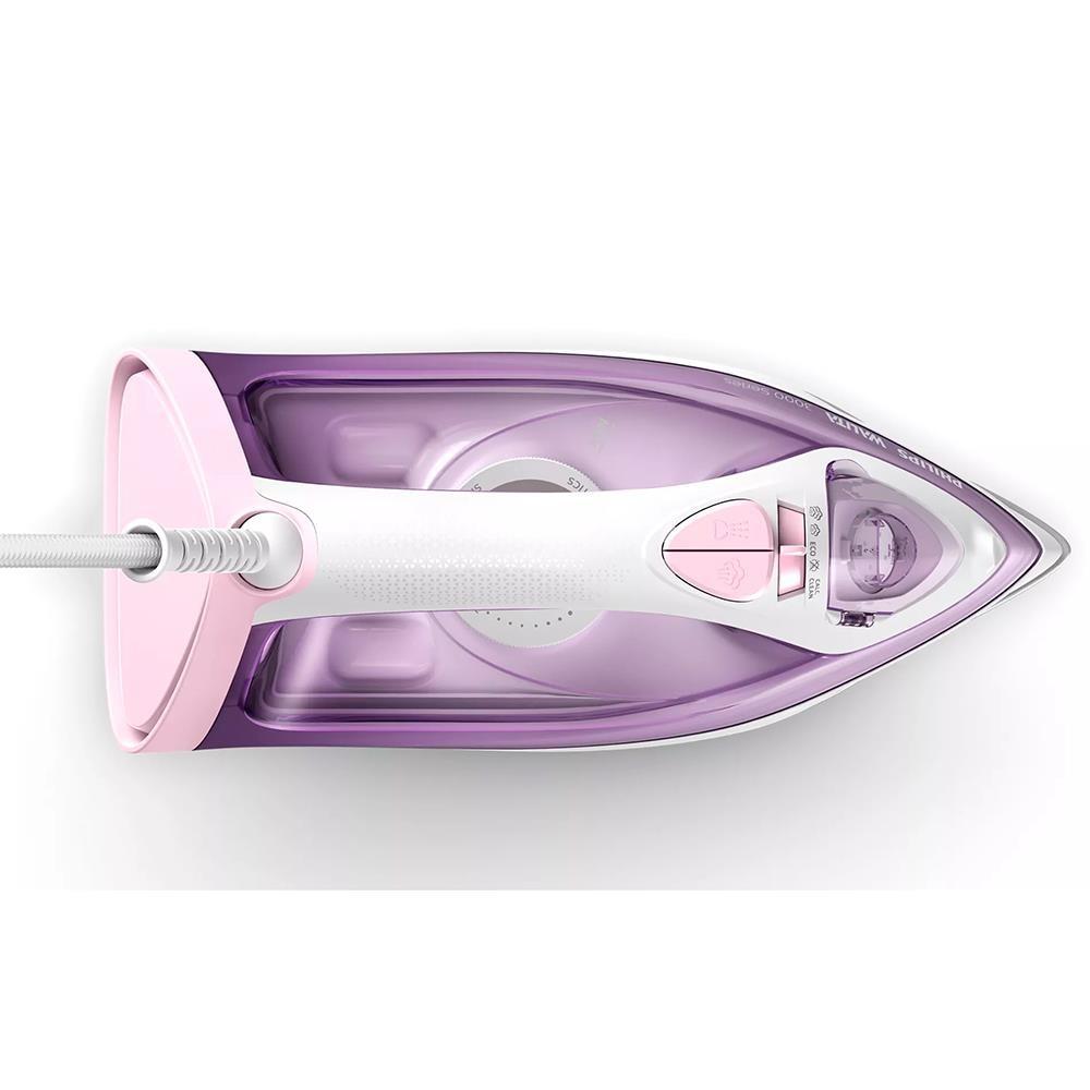 Ferro de Passar a Vapor Philips Walita 3000 Series Spray Base Cerâmica Rosa - 4