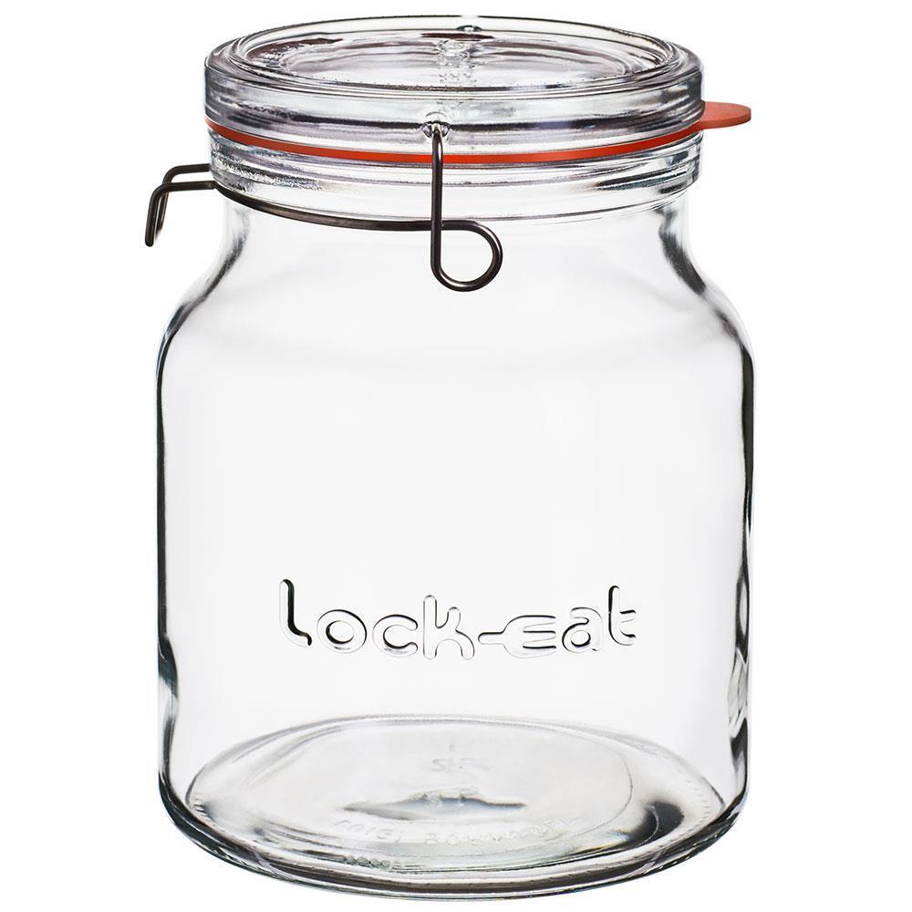 Pote com tampa removível Luigi Bormioli Lock Eat em Vidro - 2 L - 1