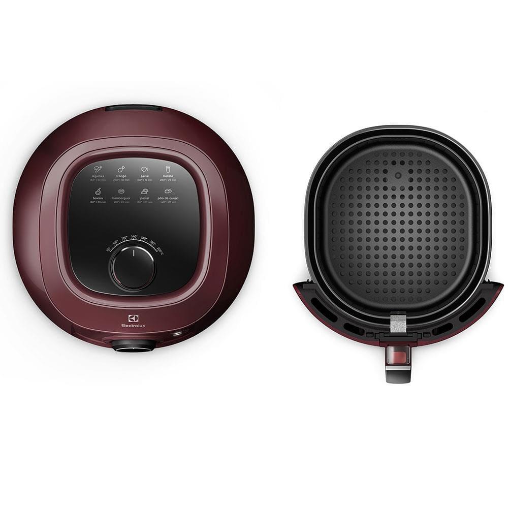 Fritadeira Elétrica Sem Óleo Air Fryer Electrolux Family Efficient Por Rita Lobo EAF51 5L – Vermelha Escura - 3