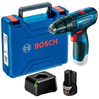 Parafusadeira/Furadeira de Impacto a Bateria Bosch GSB 120-LI 3/8" 12V com Carregador Bivolt e Maleta - 1