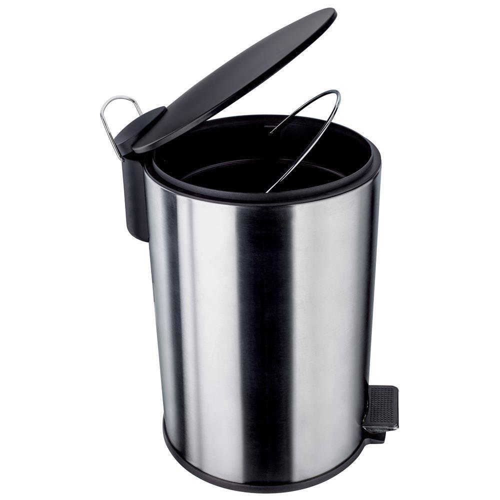 Lixeira Euro Home com Pedal LIX2256-PT em Inox e PP – 12 L - 2