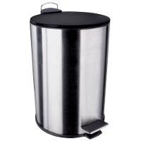 Lixeira Euro Home com Pedal LIX2256-PT em Inox e PP – 12 L - 1
