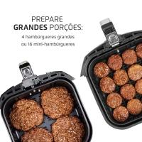 Fritadeira Elétrica Sem Óleo Air Fryer Mondial Grand Family AF-55I 5,5L – Preta/Inox - 3