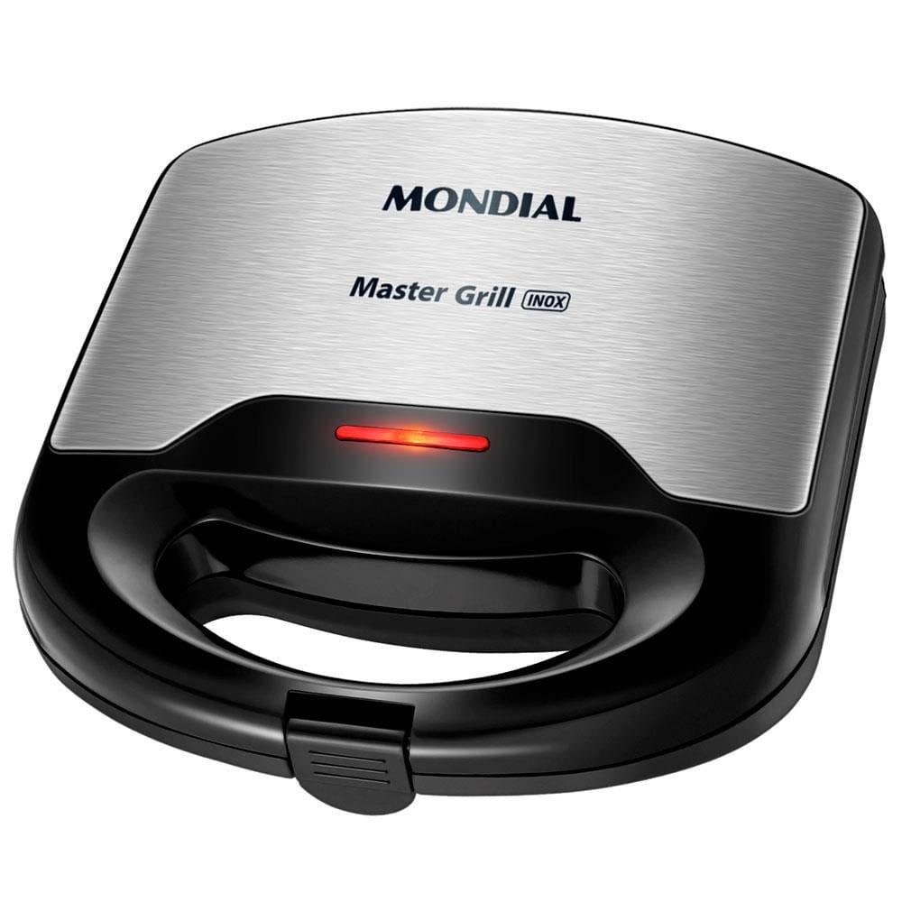 Sanduicheira Mondial Master Grill S-20 - Preto/Inox - 1