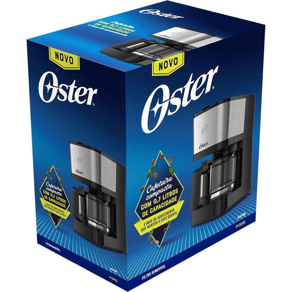 Cafeteira Elétrica Oster OCAF300 19 Xícaras - Preta/Inox - 6