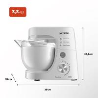 Batedeira Planetária Mondial BP-03W-2B com 12 Velocidades e 700W - Branca - 7