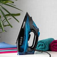 Ferro a Vapor Mondial F-53 com Spray – Preto/Azul - 7