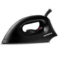 Ferro de Passar a Seco Mondial FSN-55-B Base em Alumínio Polido Preto - 1