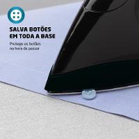 Ferro de Passar a Seco Mondial FSN-55-B Base em Alumínio Polido Preto - 3