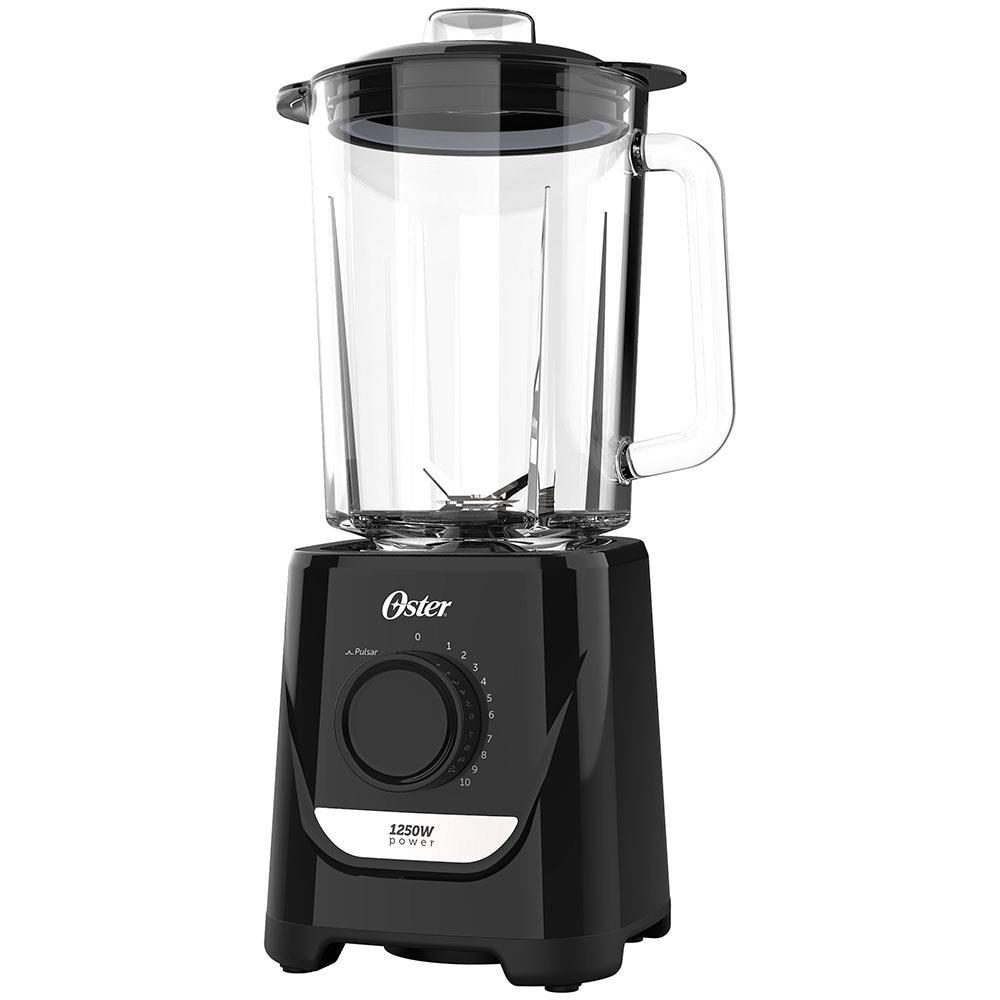 Liquidificador Oster OLIQ520 Preto com Copo de Vidro, 1250W e 10 Velocidades - 2