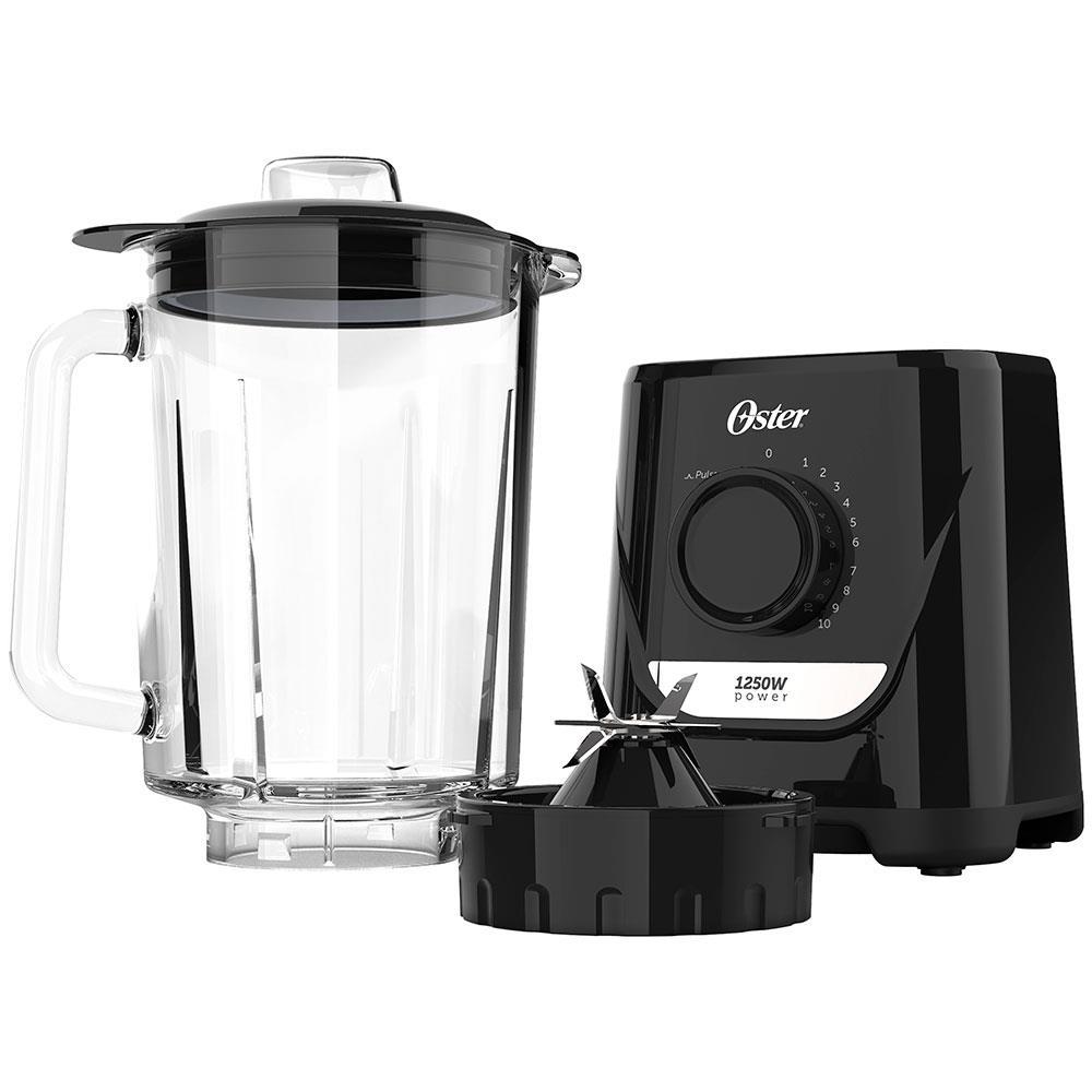 Liquidificador Oster OLIQ520 Preto com Copo de Vidro, 1250W e 10 Velocidades - 5
