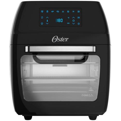 Fritadeira Elétrica Sem Óleo Oster Oven Fryer OFRT780 3 em 1 12L - Preta