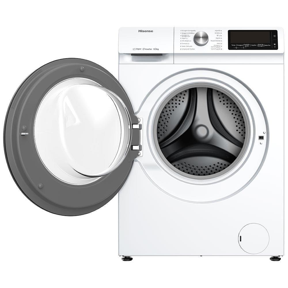 Lava e Seca Hisense WD5Q13 Branca com Motor Inverter e Função Steam – 13/8kg - 4