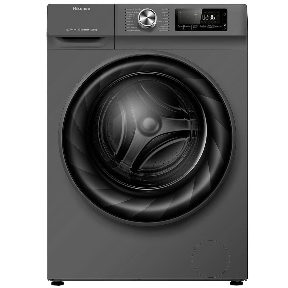 Lava e Seca Hisense WD5Q13 Titanium com Motor Inverter e Função Steam – 13/8kg - 1