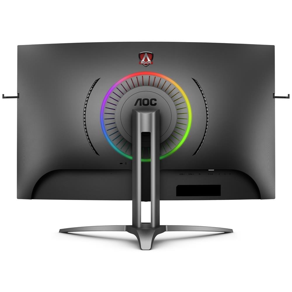 Monitor Gamer Curvo 31,5" AOC Agon AG323FCXE Tela Widescreen, Full HD,165Hz, 1ms e AMD FreeSync Premium - Preto - 6