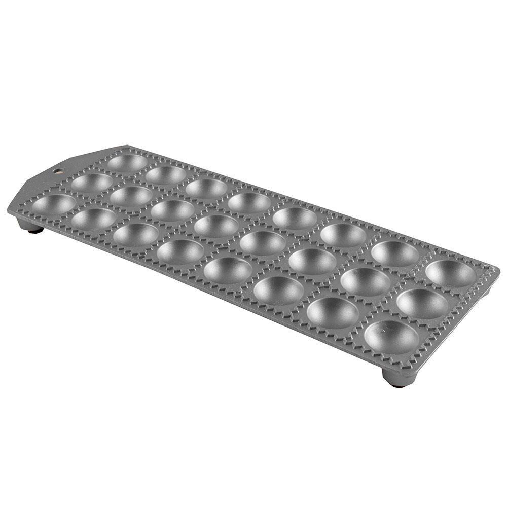 Molde para Ravioli Redondo Eppicotispai em Alumínio com Rolo para Massa - 4 cm - 1