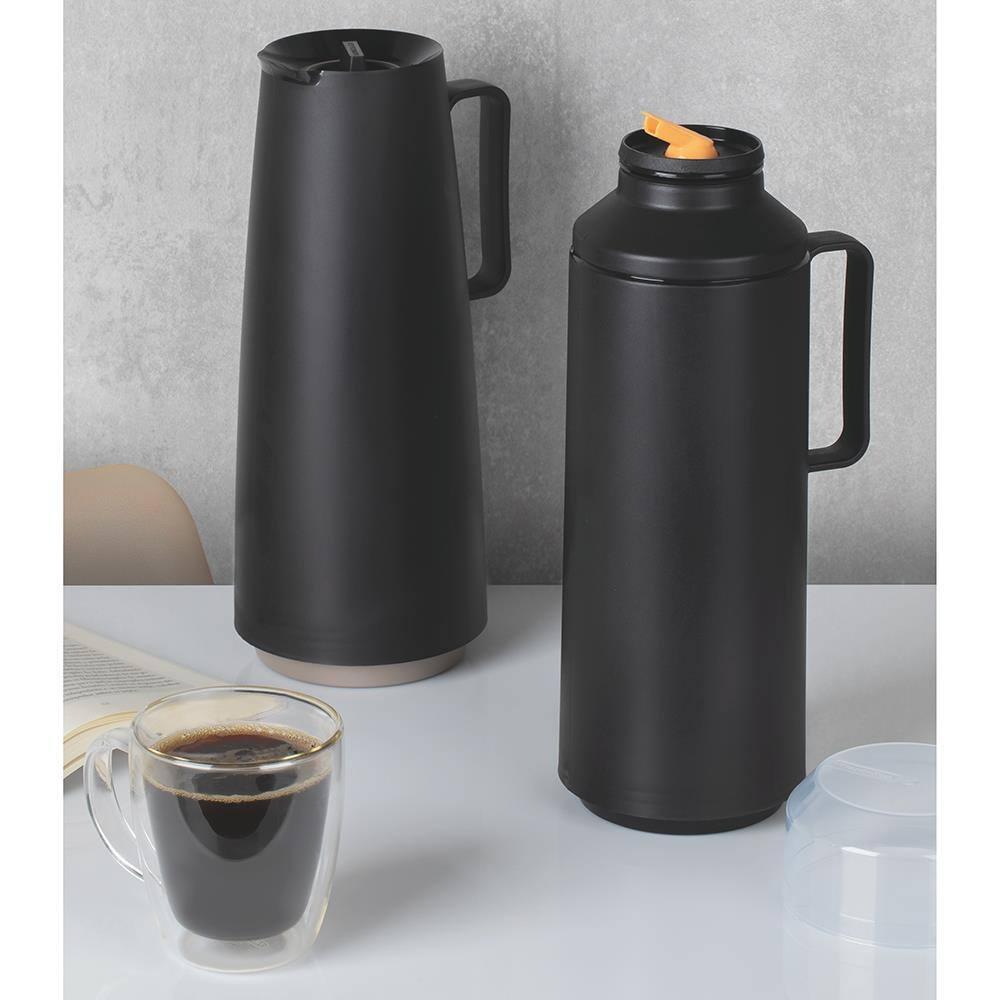 Garrafa Térmica Tramontina Exata em Polipropileno Preta – 1 L - 4