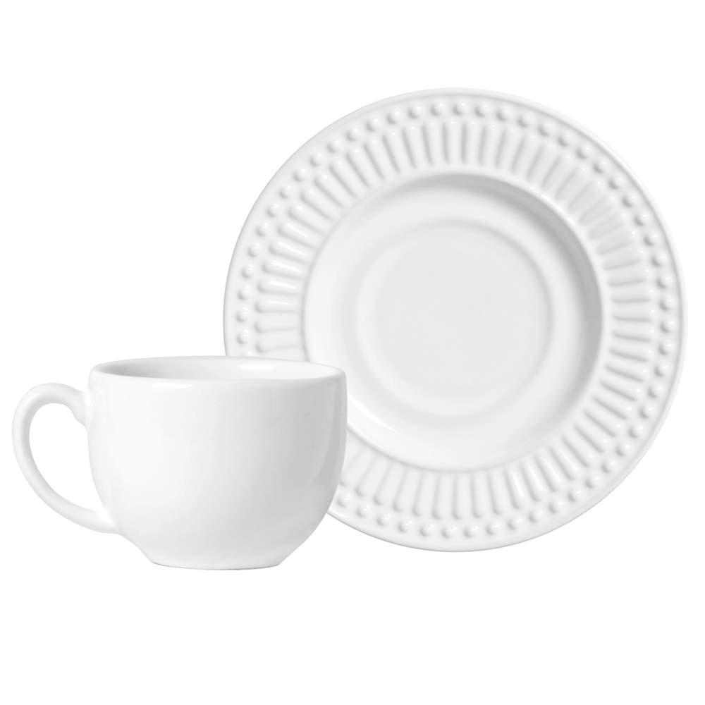 Aparelho de Jantar Porto Brasil Roma Ravenna Branco 61090 - 30 Peças - 8