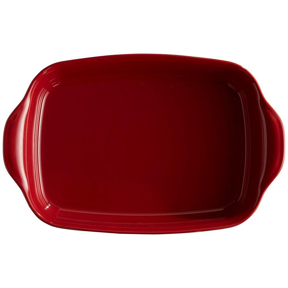 Travessa Retangular Emile Henry em Cerâmica 42x28 cm - Vermelha - 3