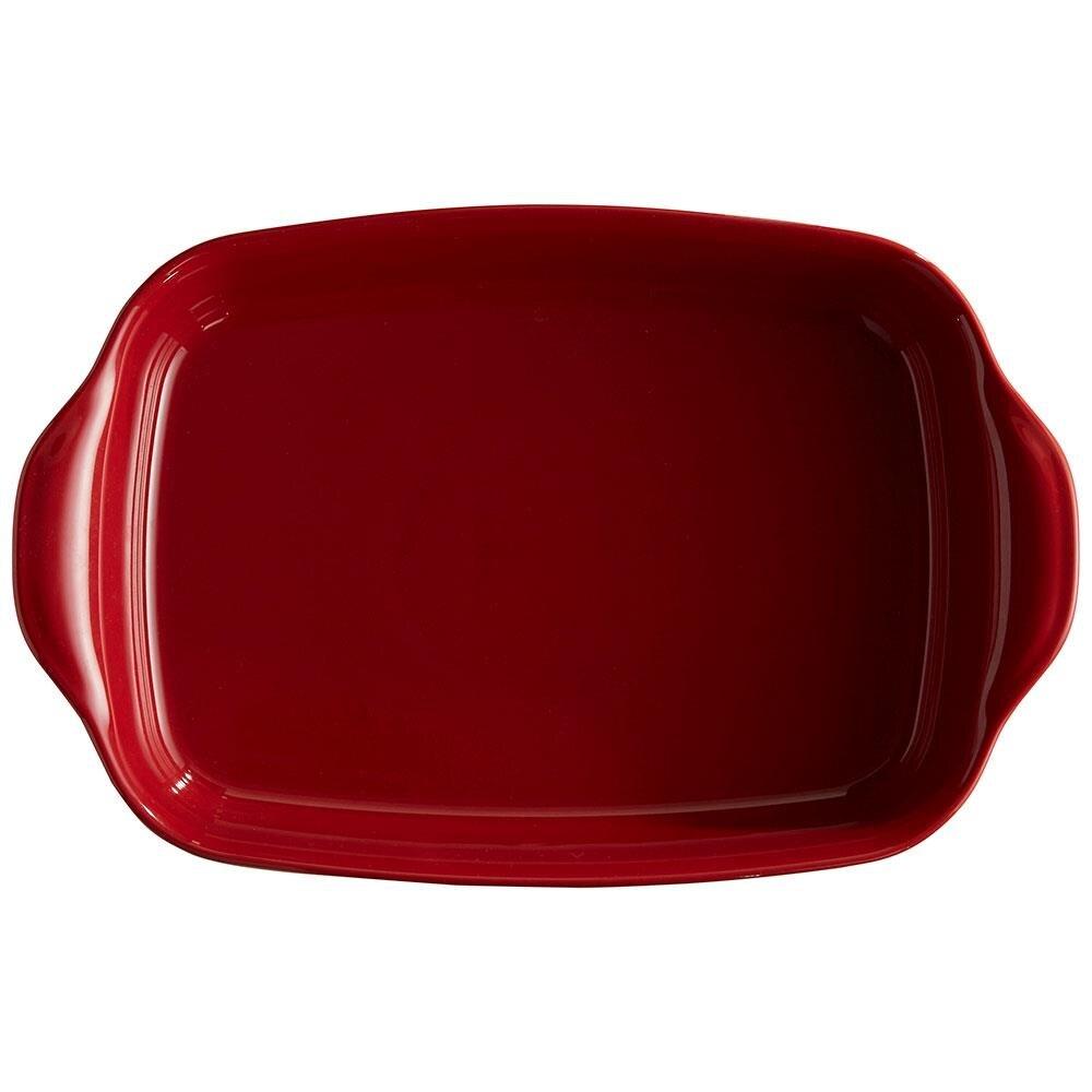 Travessa Retangular Emile Henry em Cerâmica 29x19 cm - Vermelha - 4